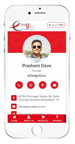 Digital visiting card discount